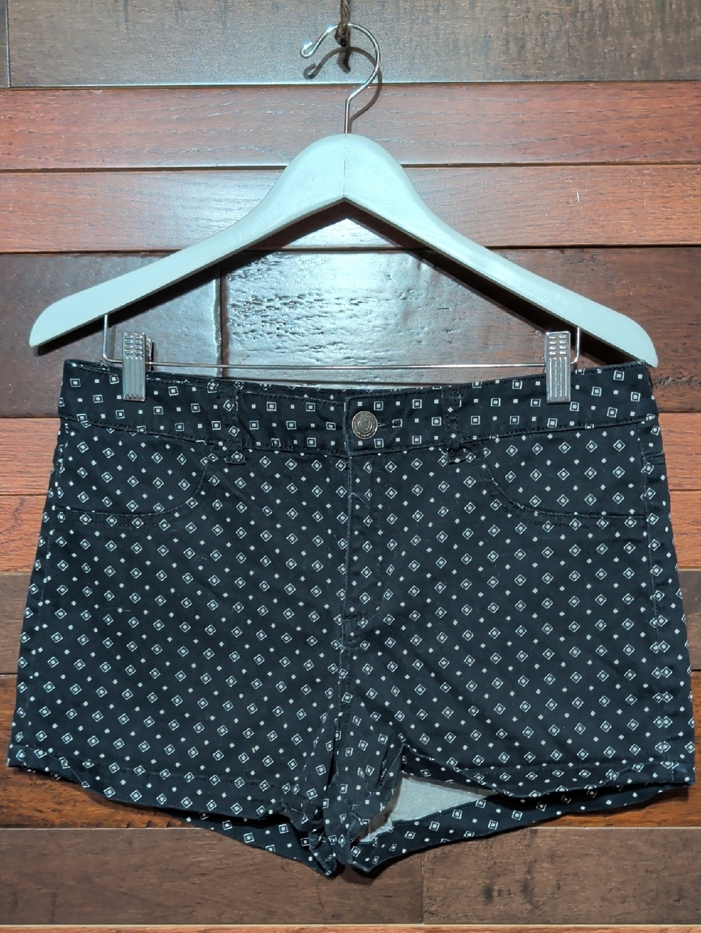 SO Black Printed Women's Jean Shorts